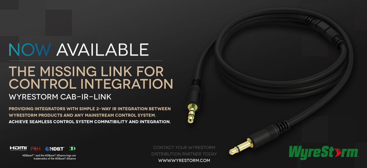 WyreStorm IR Link Cable for Control System - WYRCAB-IR-LINK