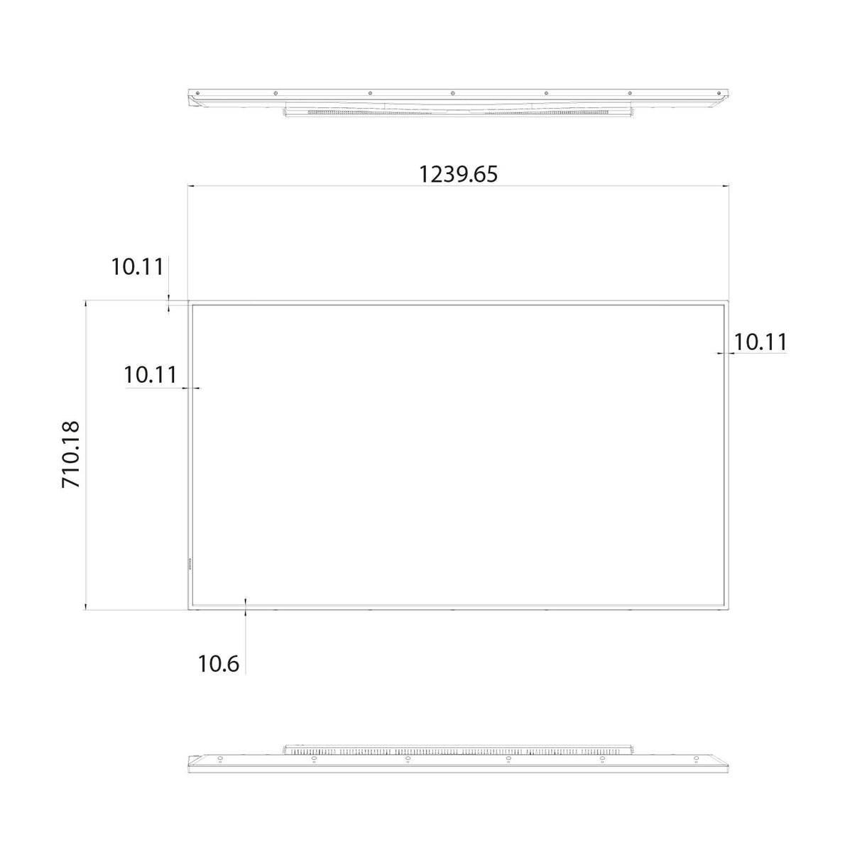 55” 4K UHD IPS Digital Signage Display - 24/7 Operation