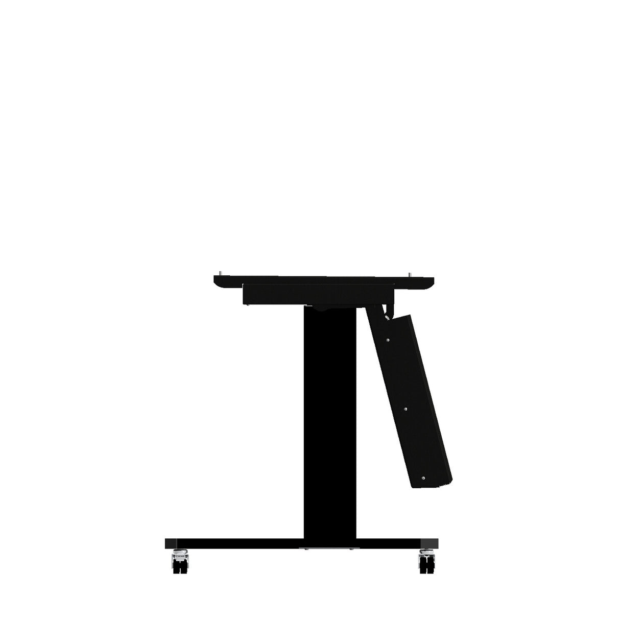 Conen Mounts Motorized mobile height and tilt adjustable monitor stand, 50 cm of vertical travel