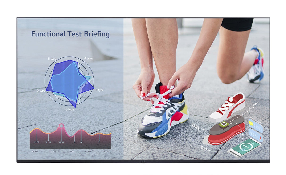 LG 50UL3J-M Signage Display Digital signage flat panel 127 cm (50") LCD Wi-Fi 400 cd/m² 4K Ultra HD Blue WebOS 16/7