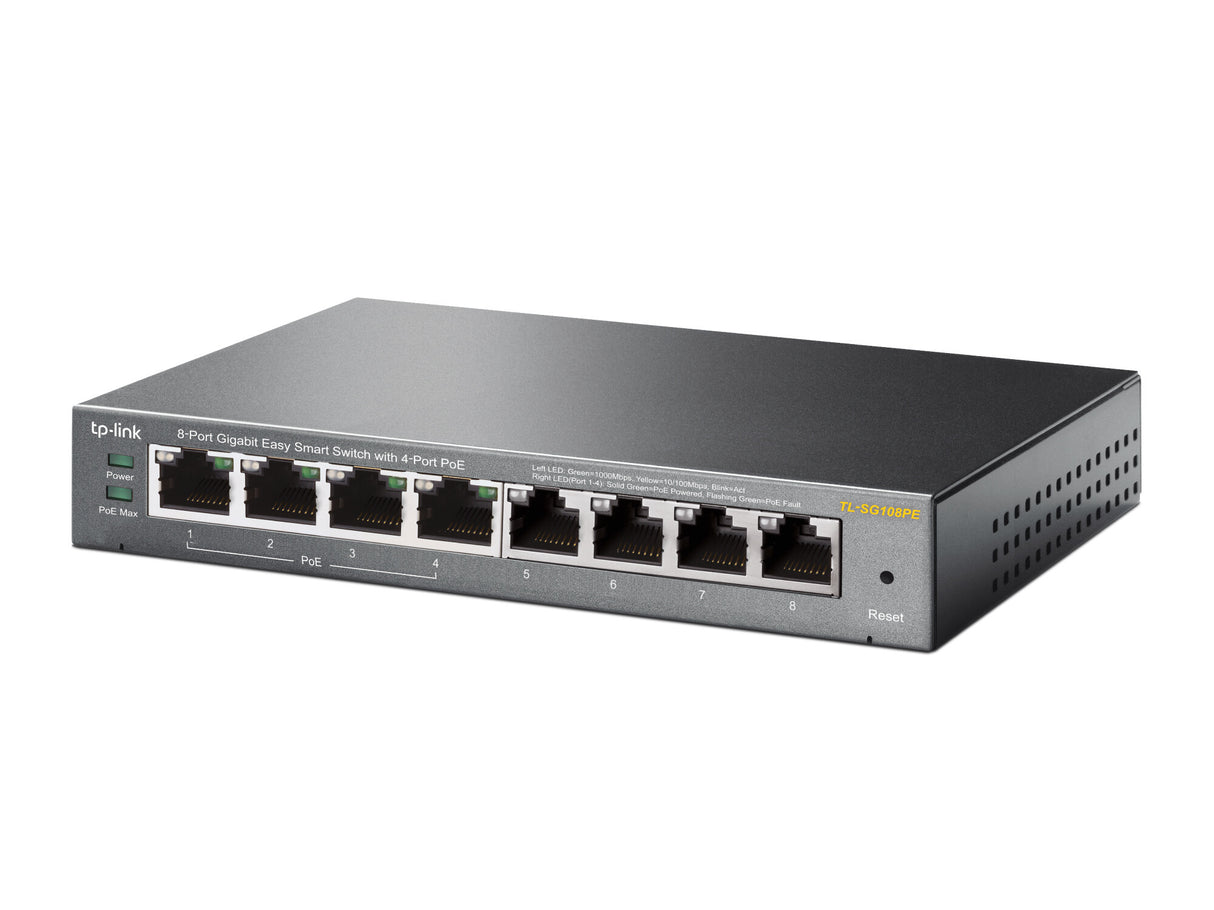 TP-Link 8-Port Gigabit Easy Smart Switch with 4-Port PoE
