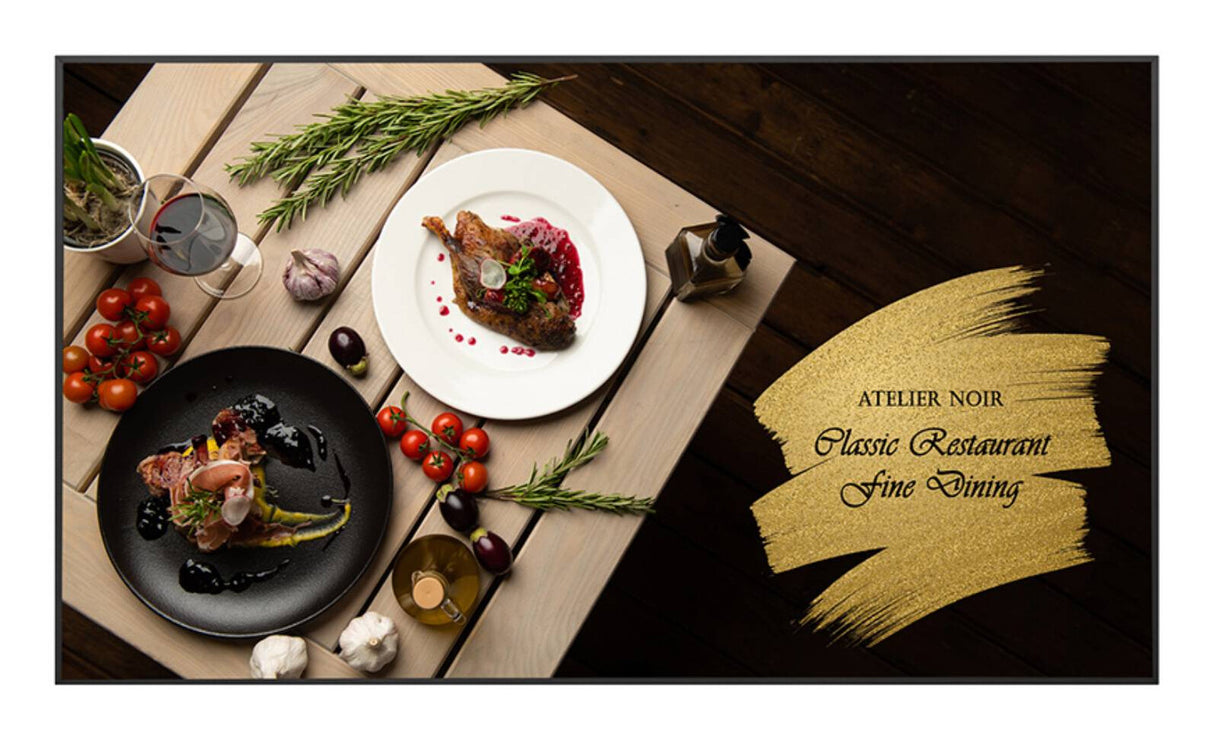 LG 86UH5Q-E Signage Display Digital signage flat panel 2.18 m (86") Wi-Fi 700 cd/m² 4K Ultra HD Black WebOS 24/7