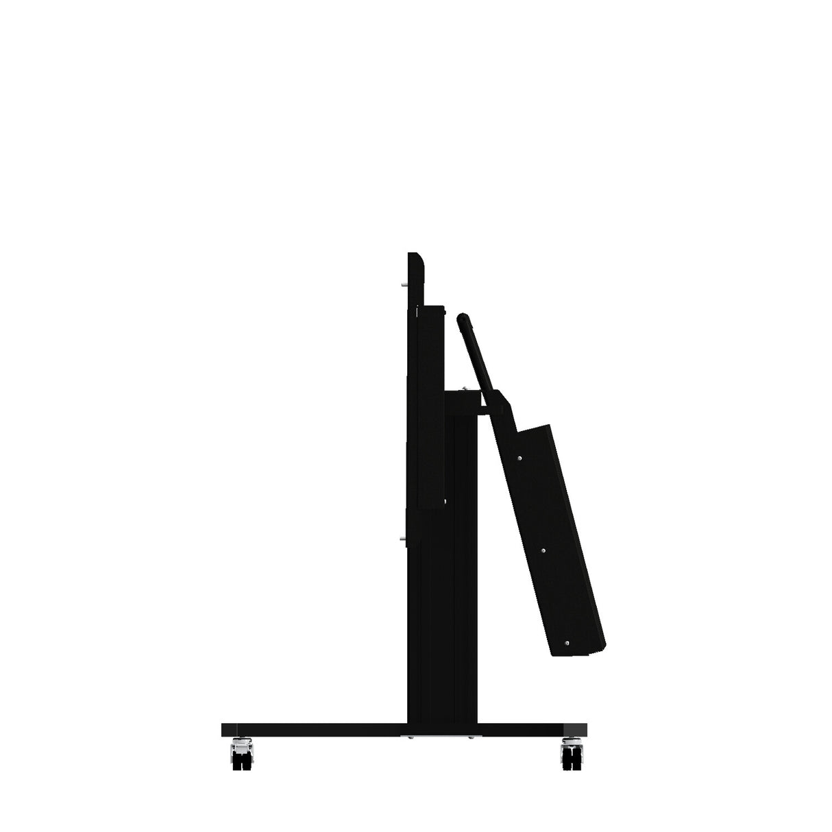 Conen Mounts Motorized mobile height and tilt adjustable monitor stand, 50 cm of vertical travel