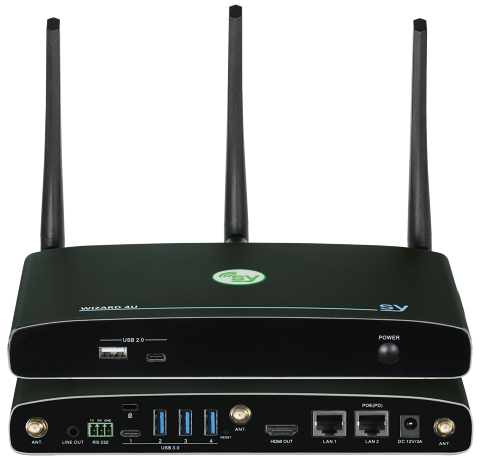 SY Wizard 4U, wireless presentation/collaboration switch