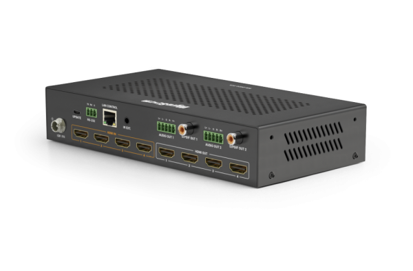 Wyrestorm MX-0404-SCL 4K60Hz 4x4 HDMI Matrix | HDR | Seamless Switching | Scaling Outputs |Balanced