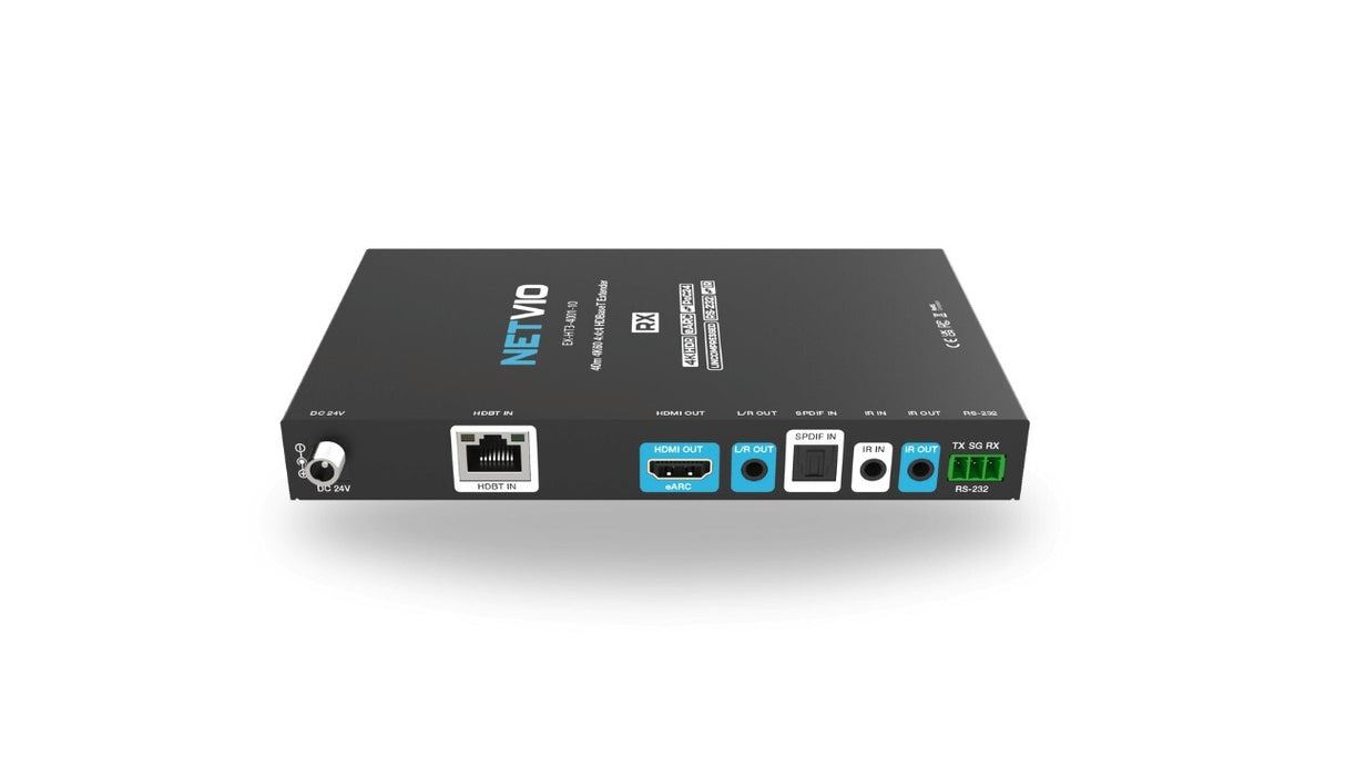 Netvio EX-HT3-4001-10, 40m 4K/60 18Gb Uncompressed | HDBaseT 3.0 Extender with eARC