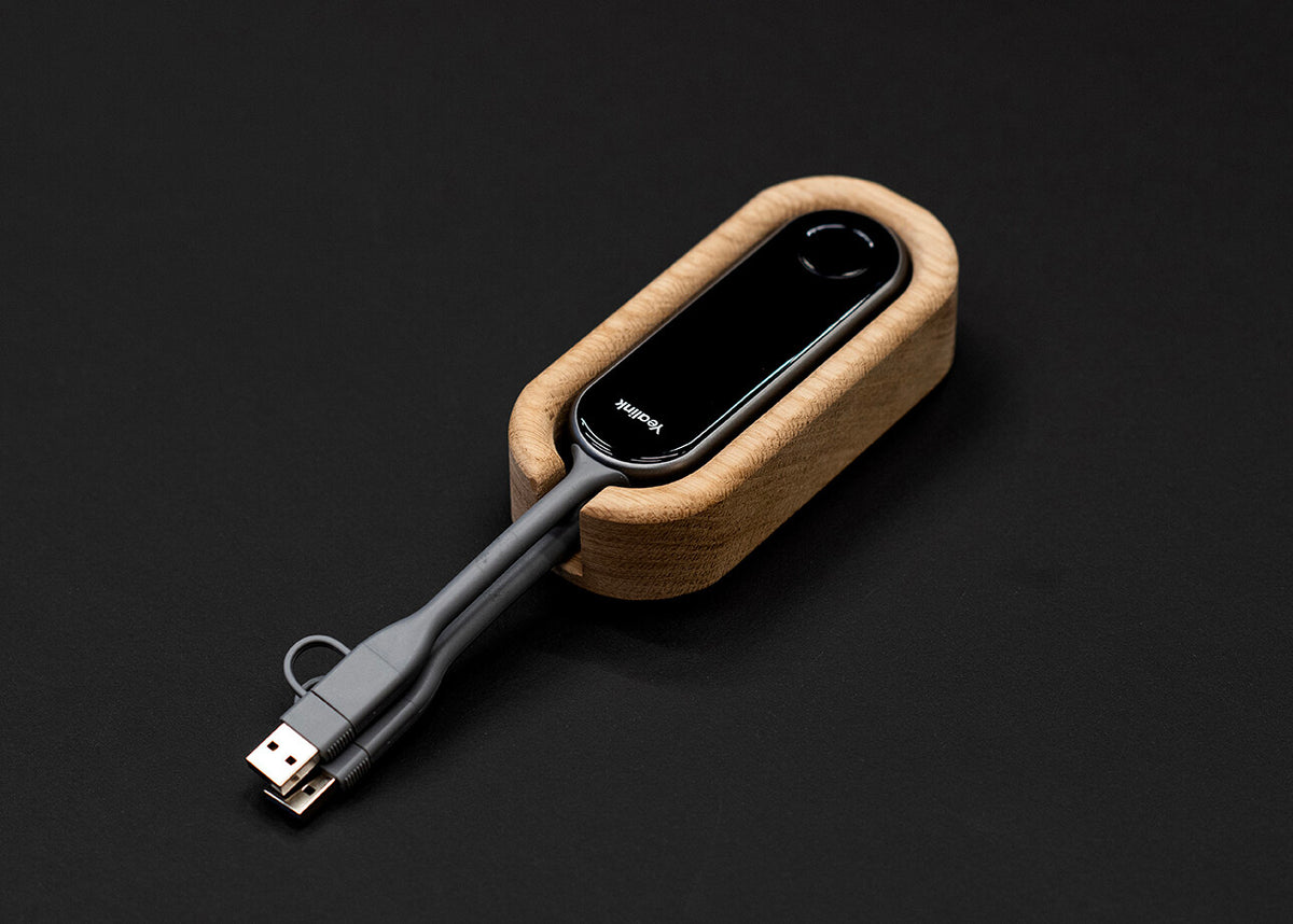 U-PRO Dongle holder i Eg til Yealink – Rundet