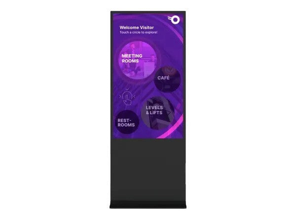 Clevertouch 65” CL Touch Totem, Freestanding Capacitive Display