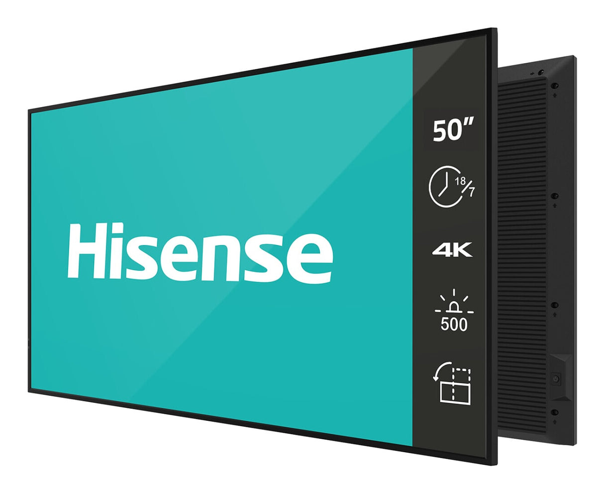 50” 4K UHD IPS Digital Signage Display - 24/7 Operation