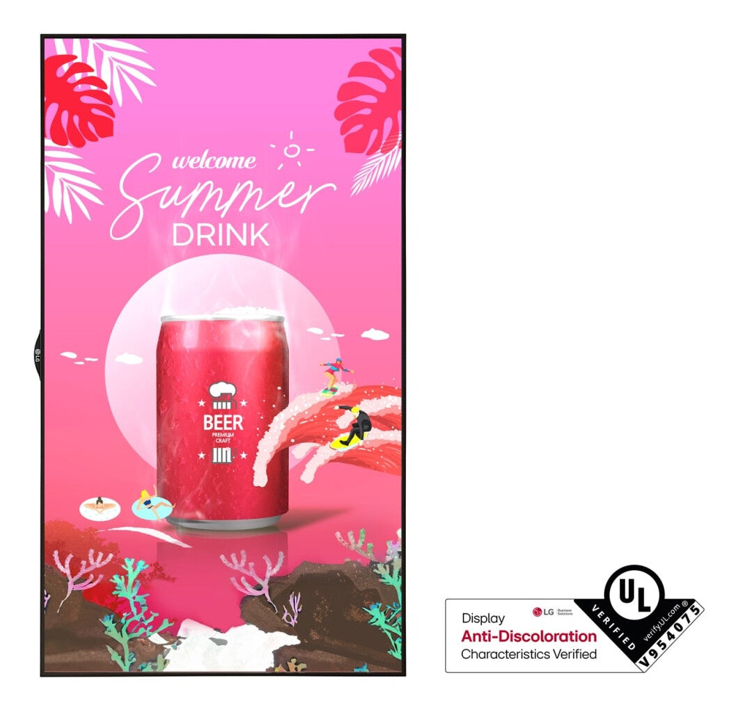 LG 49XS4P Signage Display Digital signage flat panel 124.5 cm (49") LED 4000 cd/m² Full HD Black WebOS 24/7