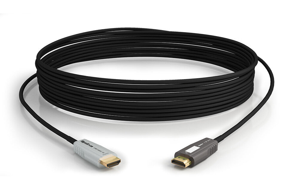 WyreStorm CAB-HAOC-15 HDMI-kabel 15 m HDMI Type A (Standard) Sort, Hvid