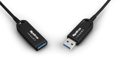 WyreStorm CAB-UAOC-15-C USB-kabel USB 3.2 Gen 2 (3.1 Gen 2) 15 m USB A Sort