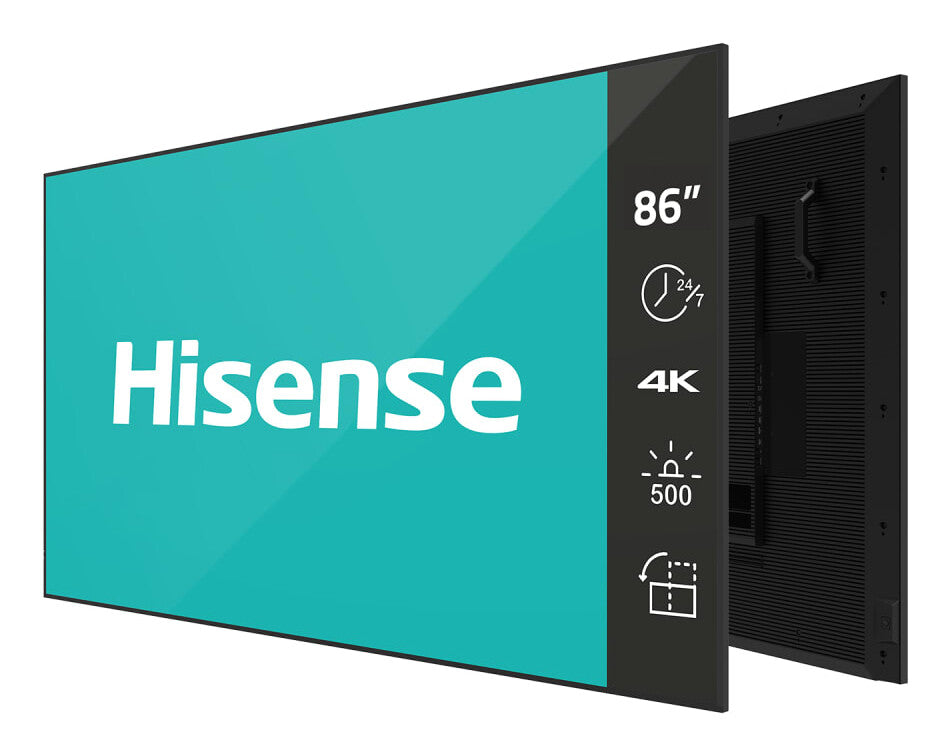 86” 4K IPS UHD Digital Signage Display - 24/7 Operation