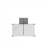 Balancebox WHITEBOARD WINX® 4B 86" 2 SIDES WHITE ENAMEL