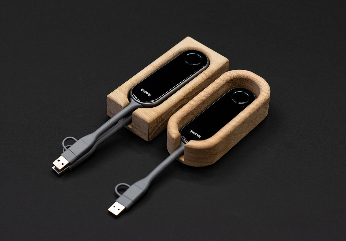 U-PRO Dongle holder i Eg til Yealink – Rundet