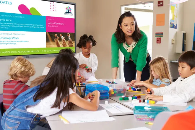 Clevertouch Pro Series 3 interactive whiteboard 190.5 cm (75") 3840 x 2160 pixels Touchscreen Black