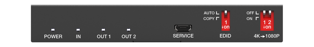 U-PRO 1x2 4K60 HDMI™ Splitter (4K to 2K/Audio Breakout)