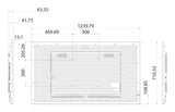 55” 4K UHD IPS Digital Signage Display - 24/7 Operation