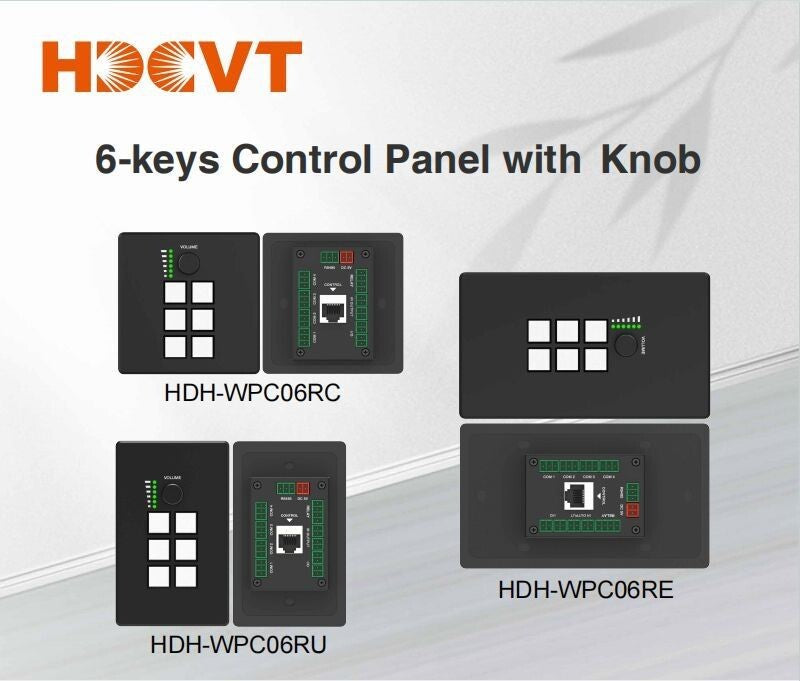Unit HDCVT HDH-WPC06RE 6-Key Rotary Knob Controller