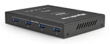 WyreStorm USBHUB4 USB 3.2 Gen 1 (3.1 Gen 1) Type-B 5000 Mbit/s Black